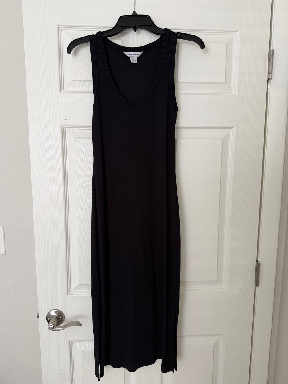 Banana Republic Black Sleeveless Maxi Tank Dress